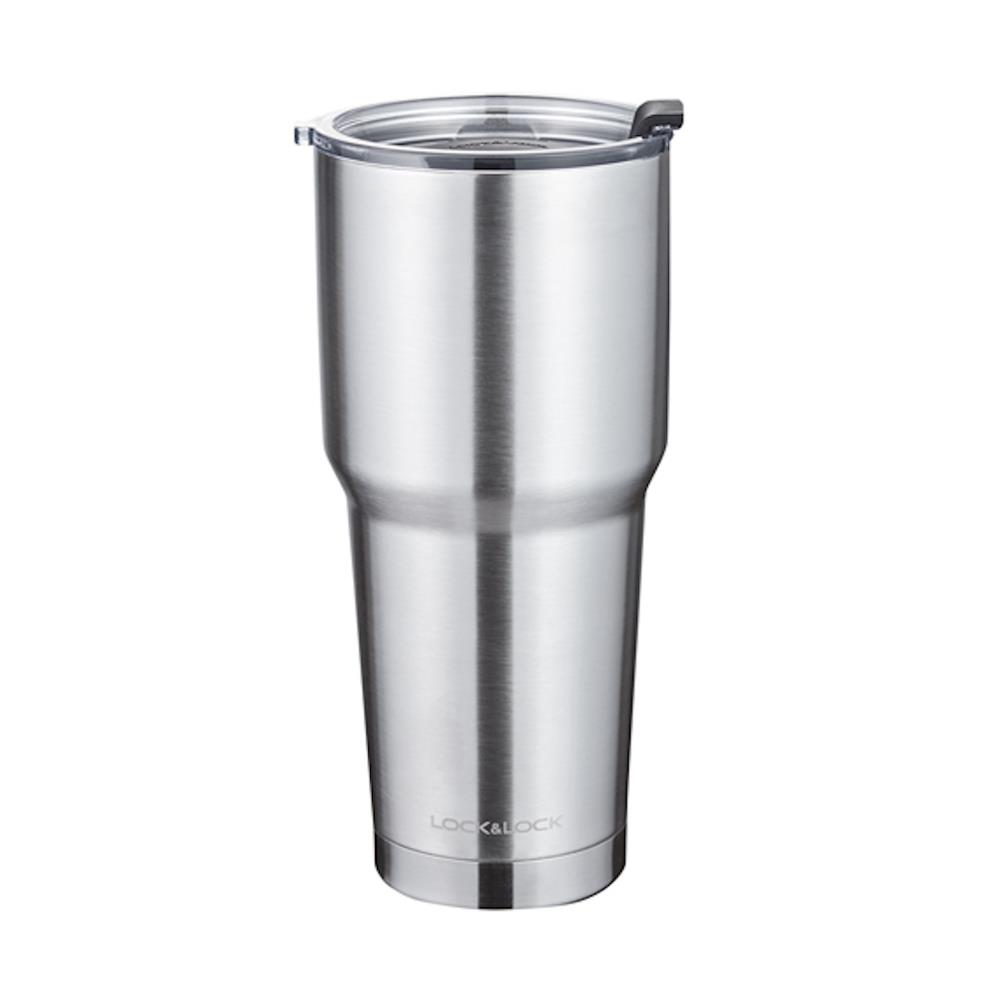 แก้วน้ำสุญญากาศ LOCKNLOCK 880 มล. สีเงิน