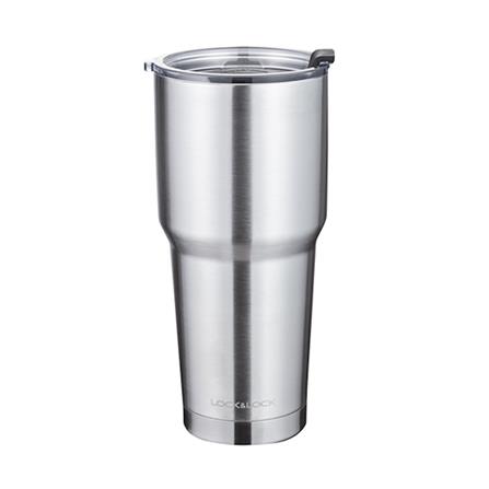 แก้วน้ำสุญญากาศ LOCKNLOCK 880 มล. สีเงิน_0