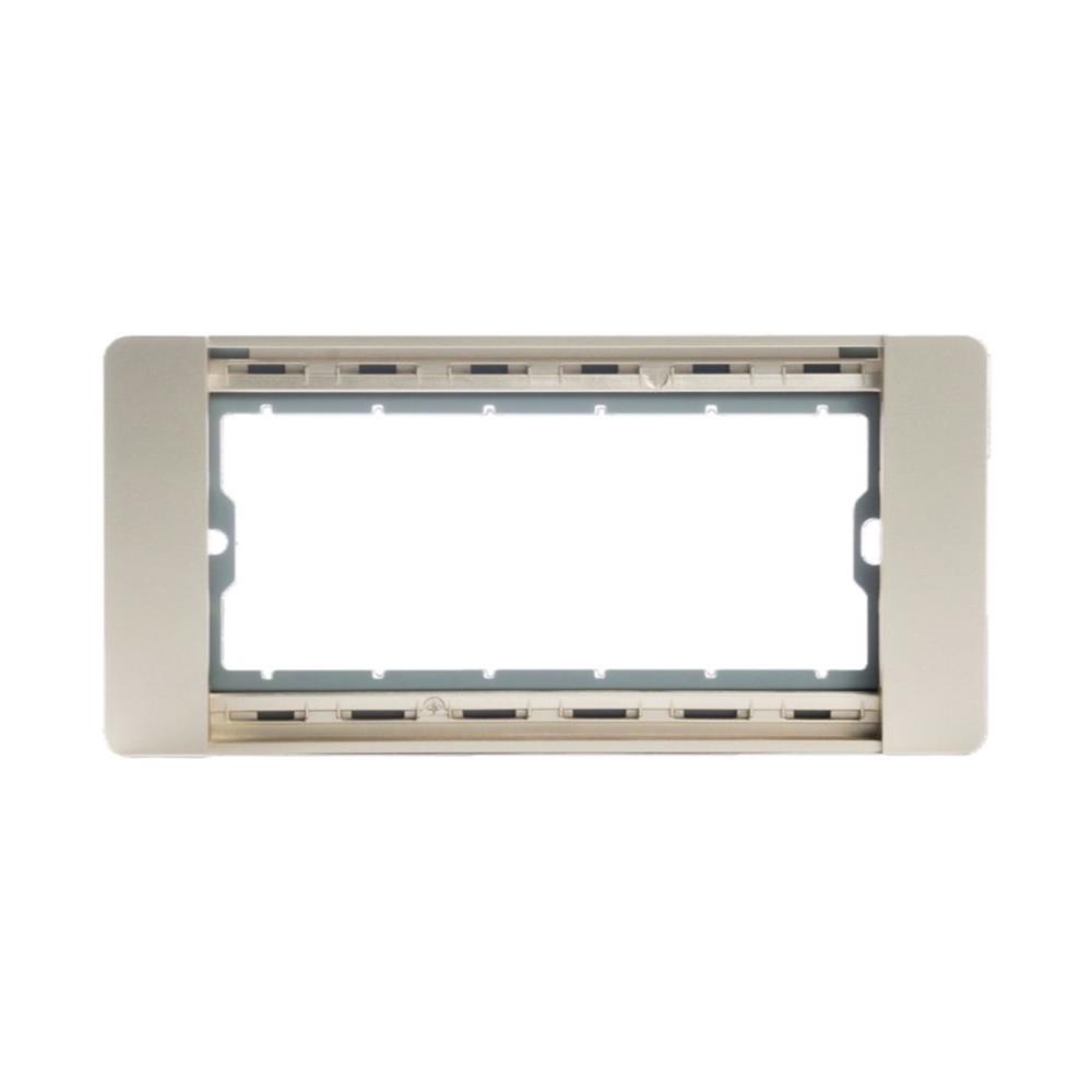 หน้ากาก 3 ช่อง SIMON 52S-F3-G7 สีทอง