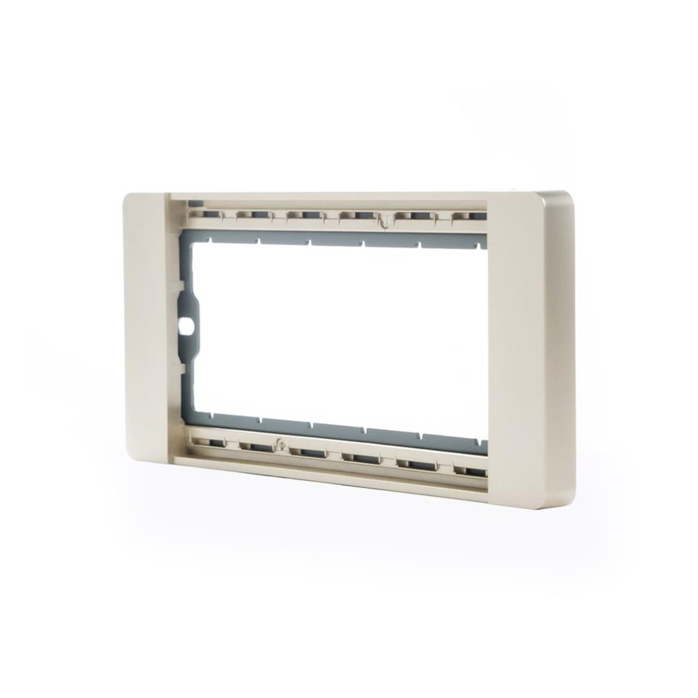 หน้ากาก 3 ช่อง SIMON 52S-F3-G7 สีทอง