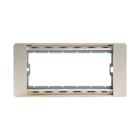 หน้ากาก 3 ช่อง SIMON 52S-F3-G7 สีทอง_0