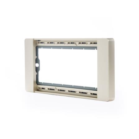 หน้ากาก 3 ช่อง SIMON 52S-F3-G7 สีทอง_1