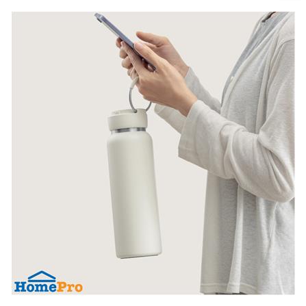 กระติกสุญญากาศ 0.8 ลิตร LOCKNLOCK SLING RING TUMBLER สีครีมงาช้าง_1