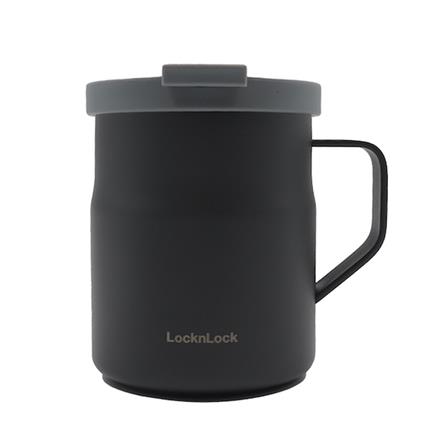 กระติกสุญญากาศ LOCKNLOCK METRO MUG 370 มล. สีเทาเข้ม_0