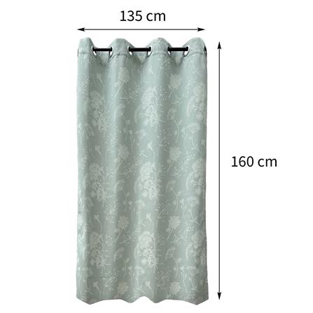 ผ้าม่าน HOME LIVING STYLE BLOOM UV 135X160 ซม. สีเขียว_5