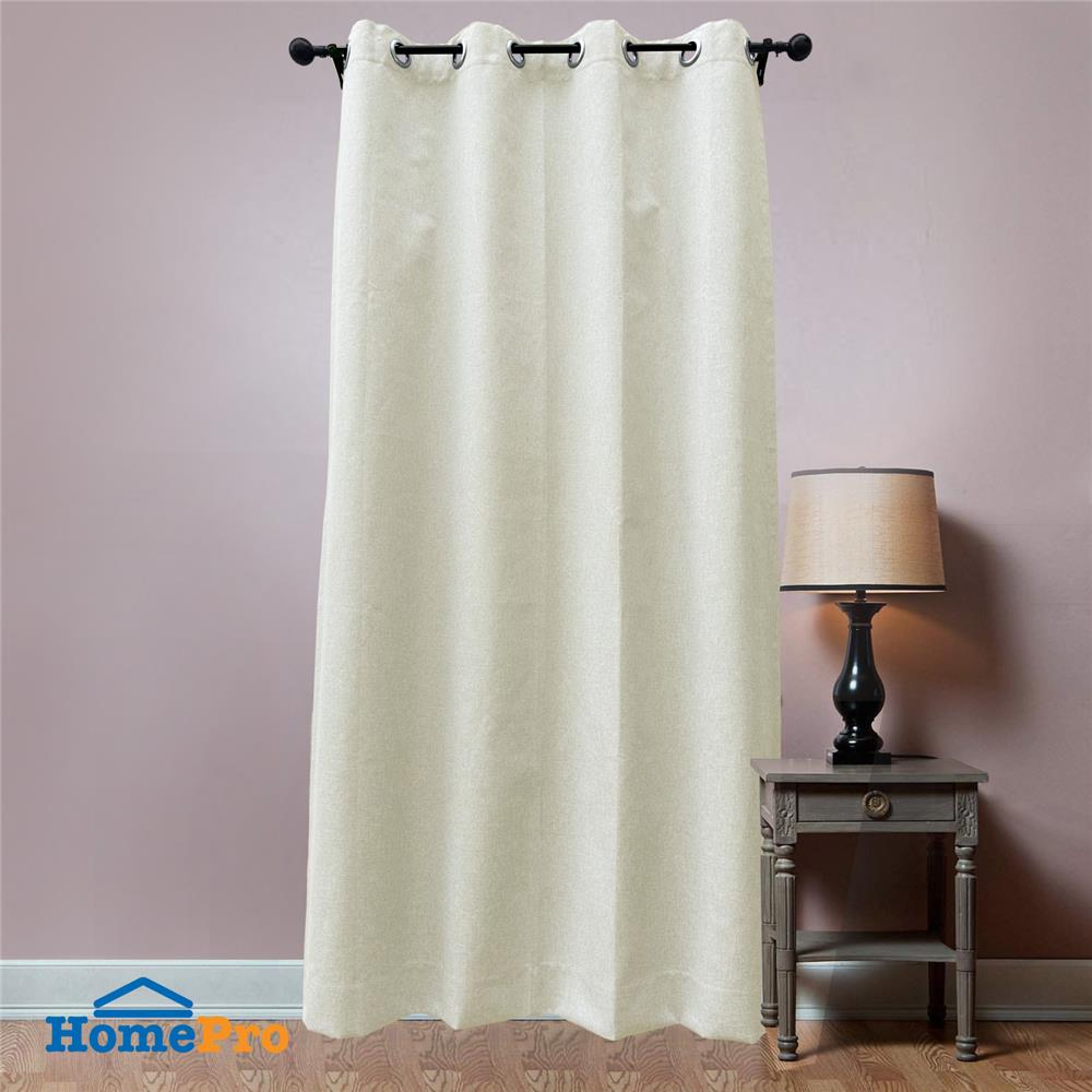 ผ้าม่าน EYELET HOME LIVING STYLE PALE UV 135X220 ซม. สีเบจ