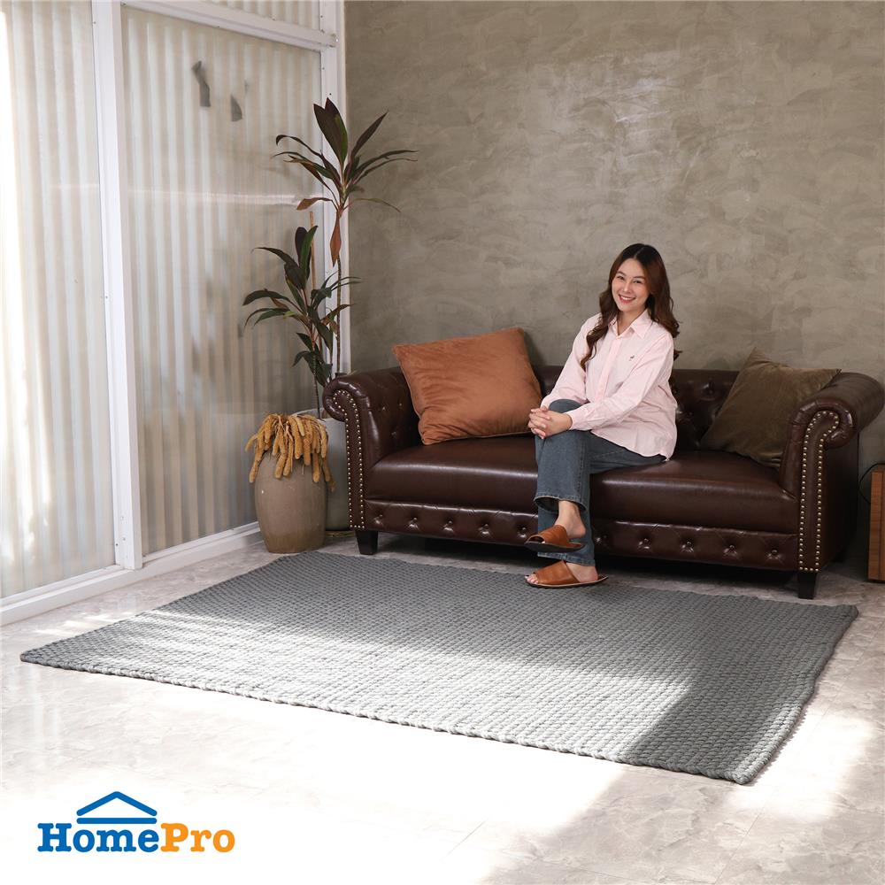 พรม BENETTA INTERLAKE 150X210 ซม. สีเทาเข้ม