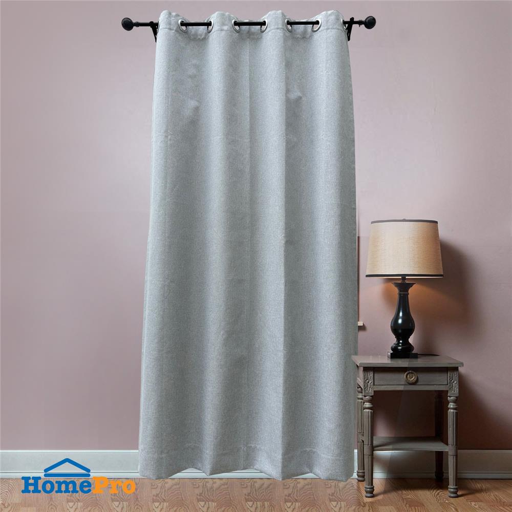 ผ้าม่าน EYELET HOME LIVING STYLE PALE UV 135X220 ซม. สีเทาอ่อน