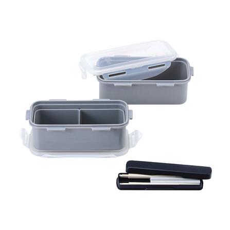 ชุดกล่องอาหาร LOCKNLOCK HPL762CD สีเทา_1
