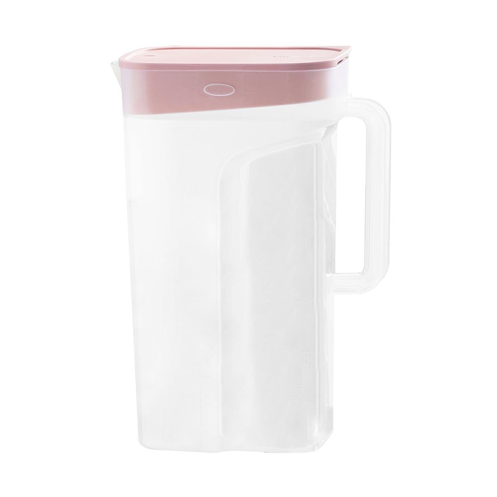 เหยือกน้ำพลาสติก LOCKNLOCK HANDABLE 2.1 ลิตร สีชมพู