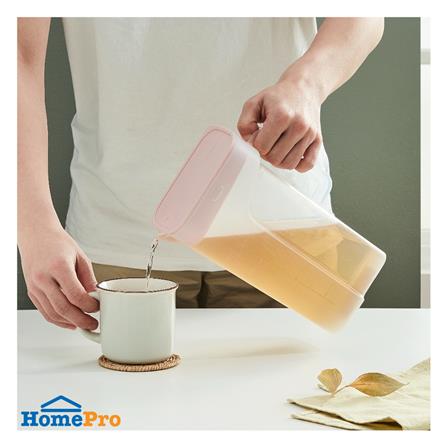 เหยือกน้ำพลาสติก LOCKNLOCK HANDABLE 2.1 ลิตร สีชมพู_4