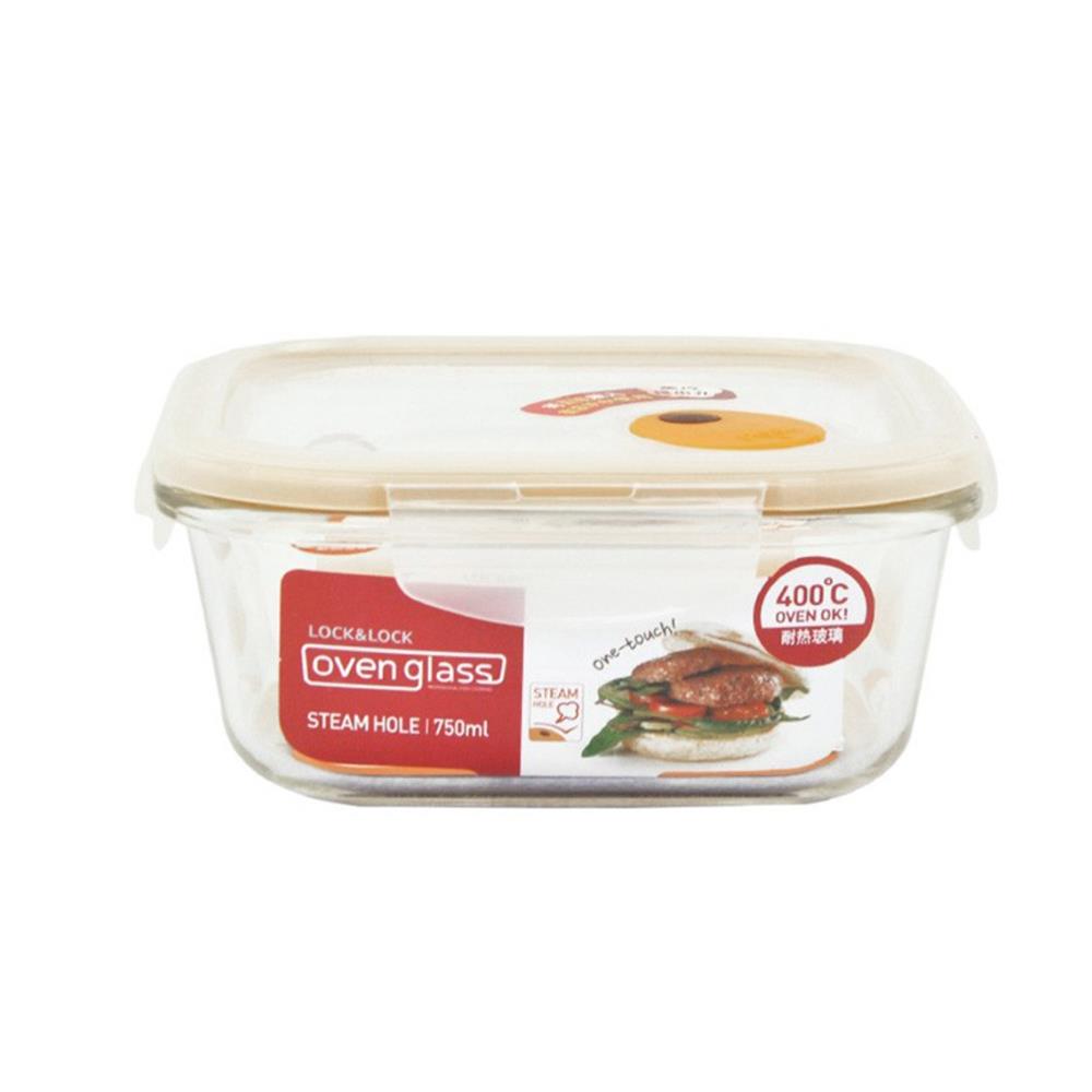 กล่องอาหาร LOCKNLOCK EURO 0.75 ลิตร สีใส