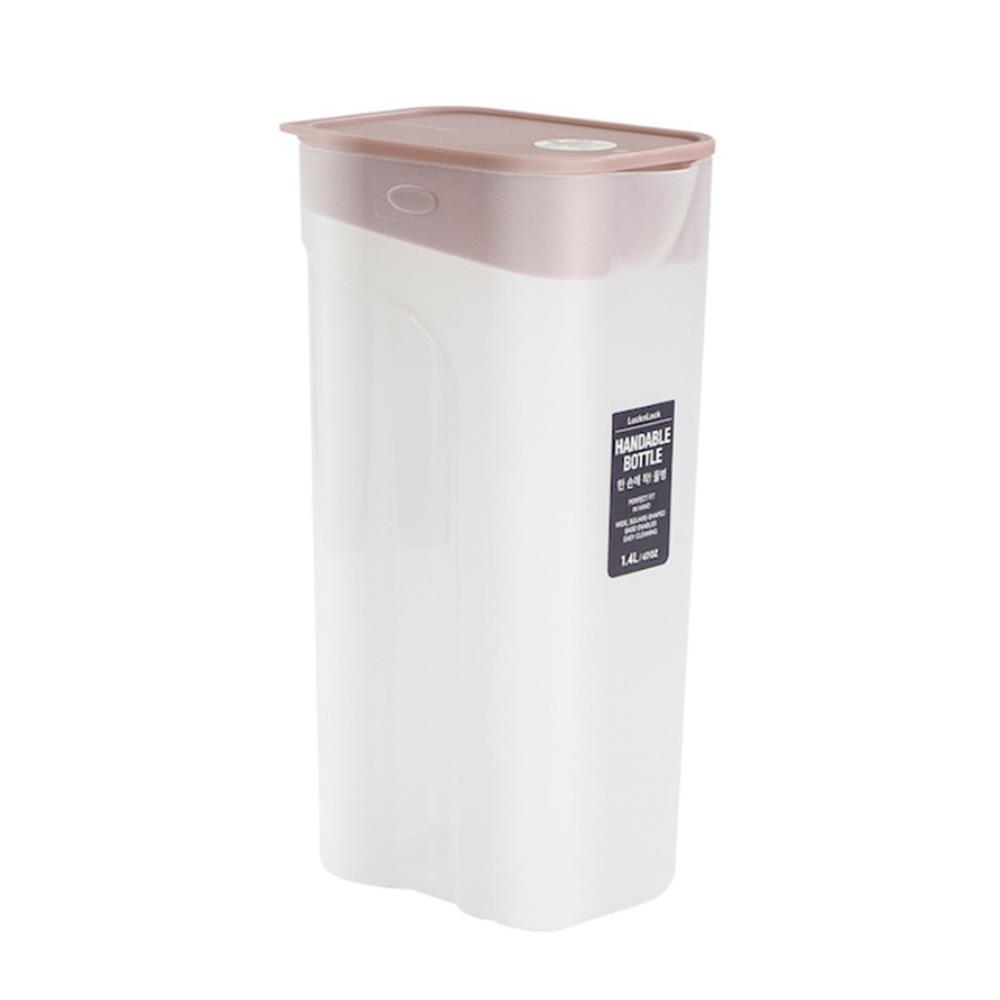 เหยือกน้ำ LOCKNLOCK 1.4 ลิตร สีขาว/ชมพู