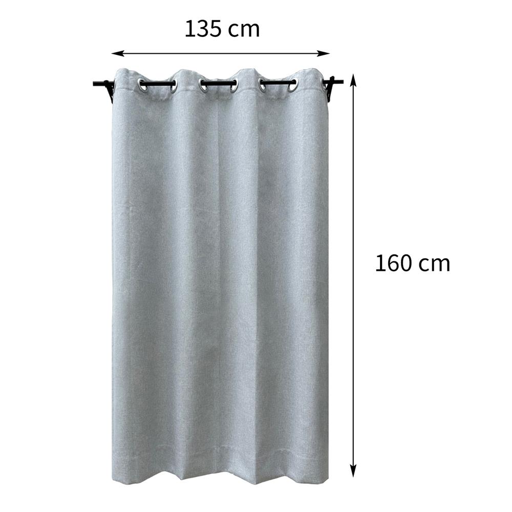 ผ้าม่าน EYELET HOME LIVING STYLE PALE UV 135X160 ซม. สีเทาอ่อน