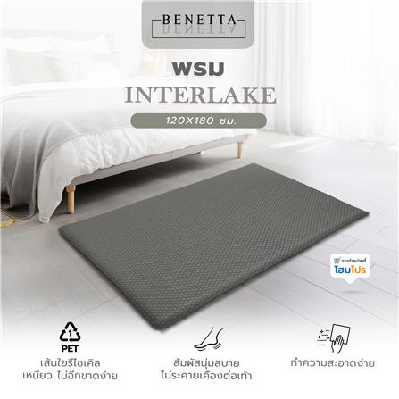 พรม BENETTA INTERLAKE 120X180 ซม. สีเทาเข้ม_6