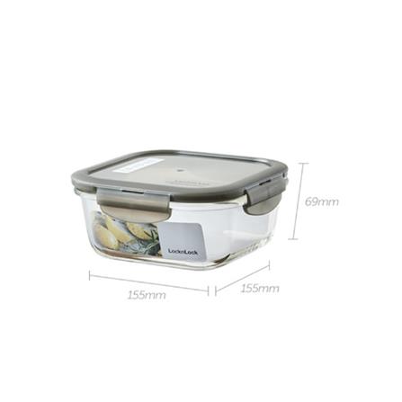 กล่องอาหาร LOCKNLOCK EURO 0.75 ลิตร สีเทา_7