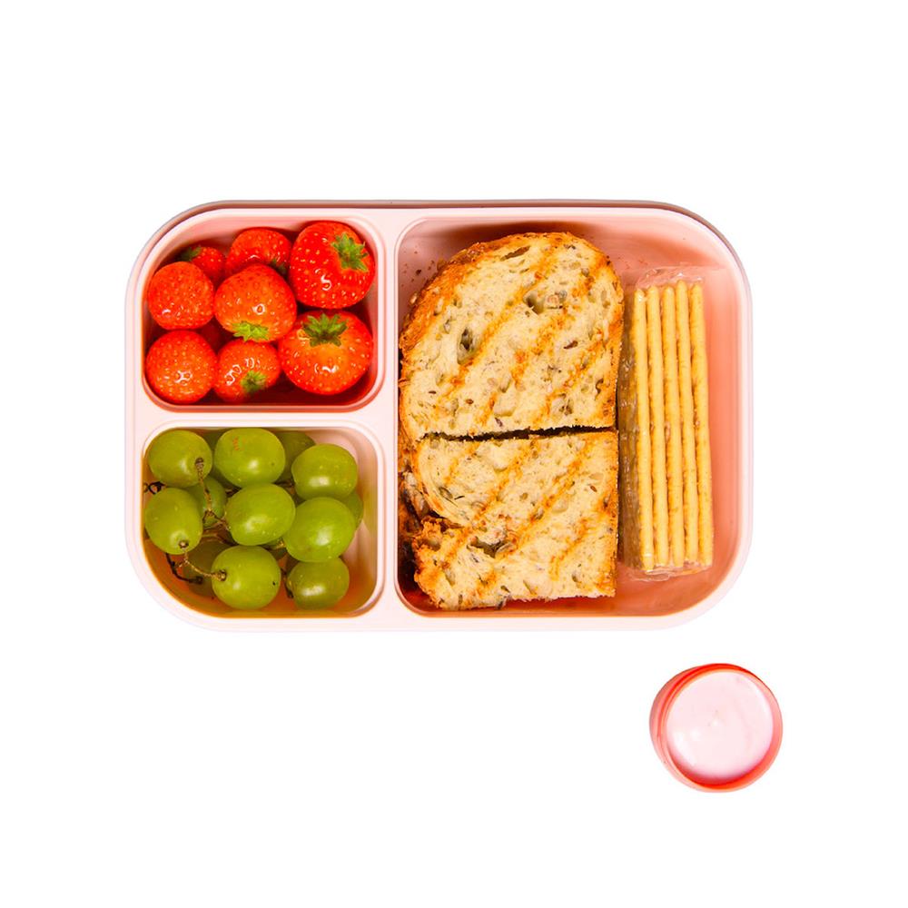กล่องอาหาร 0.98 ลิตร LOCKNLOCK TO GO สีชมพู