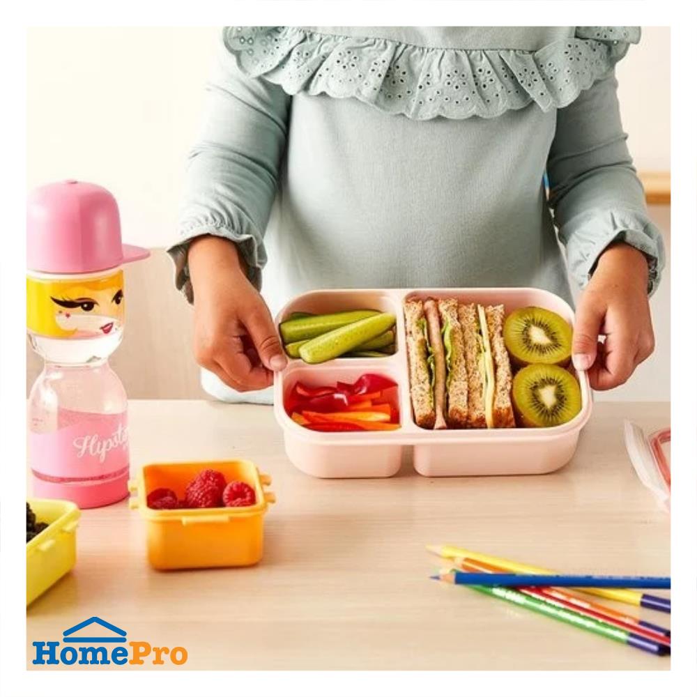 กล่องอาหาร 0.98 ลิตร LOCKNLOCK TO GO สีชมพู