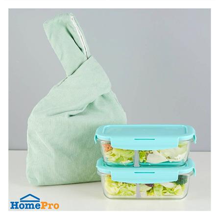 กล่องอาหาร LOCKNLOCK SLIM GLASS LCB425C 0.51 ลิตร สีฟ้า_1