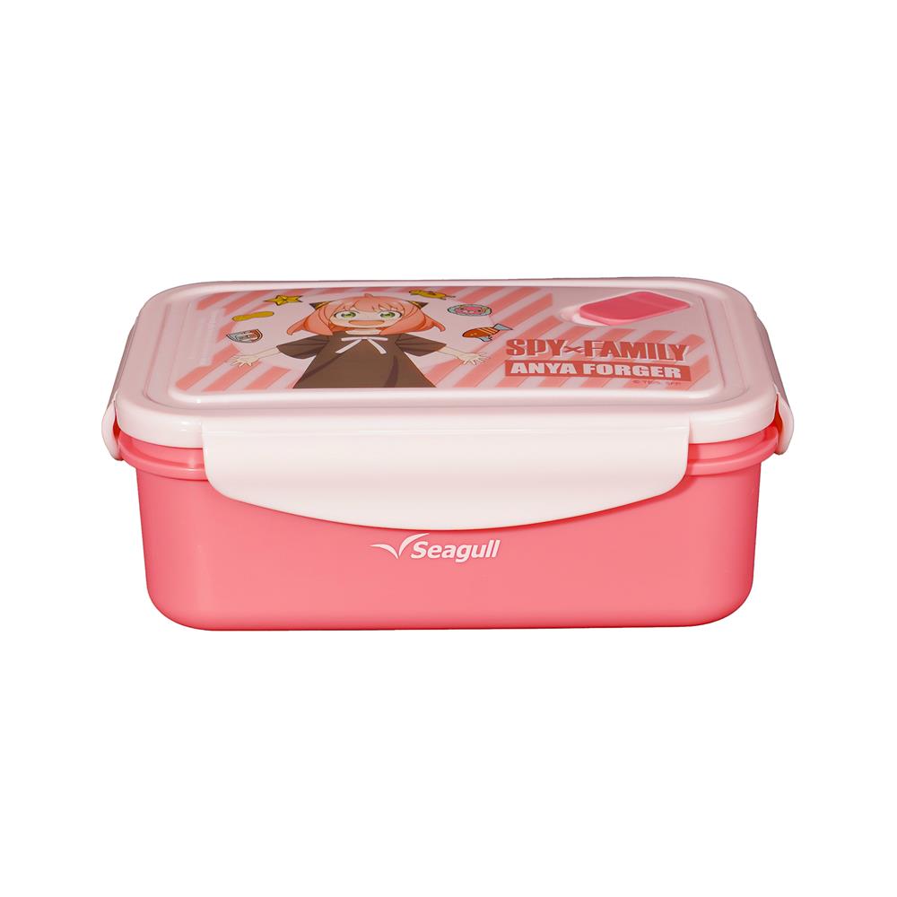 กล่องอาหารพลาสติก SEAGULL SPYXFAMILY 830 มล. สีชมพู