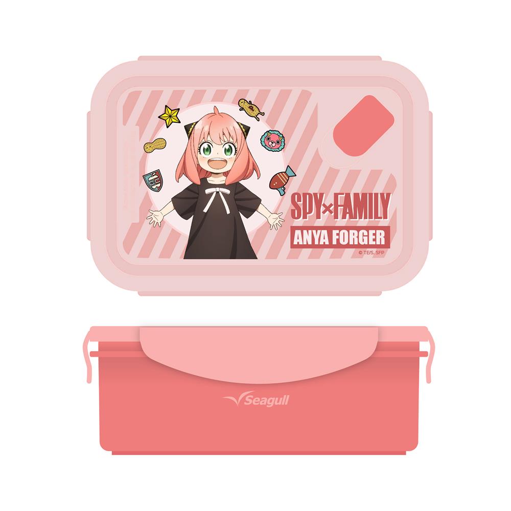 กล่องอาหารพลาสติก SEAGULL SPYXFAMILY 830 มล. สีชมพู