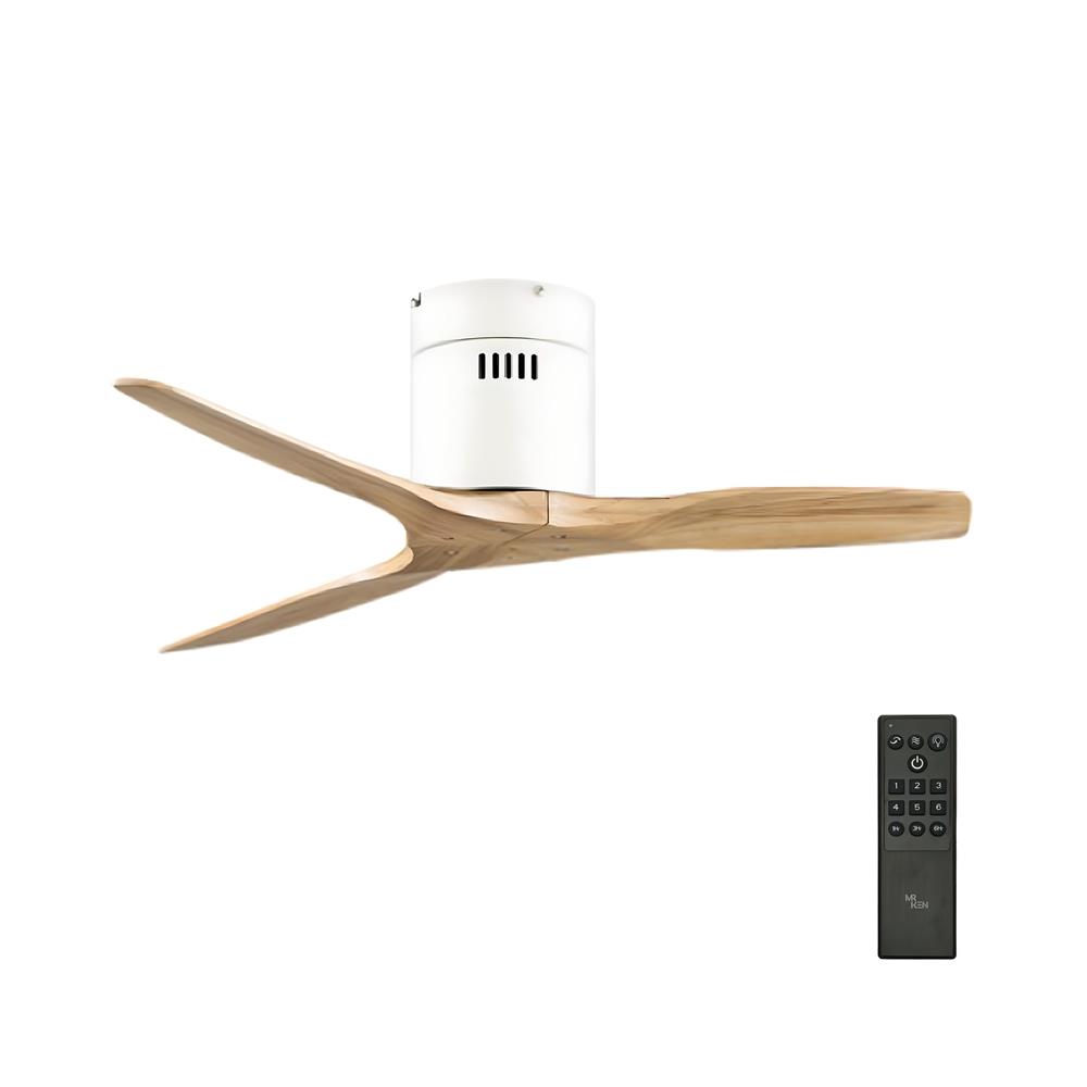 พัดลมไม่มีโคมไฟ MR.KEN 25-01884 40 นิ้ว สีขาว/น้ำตาล