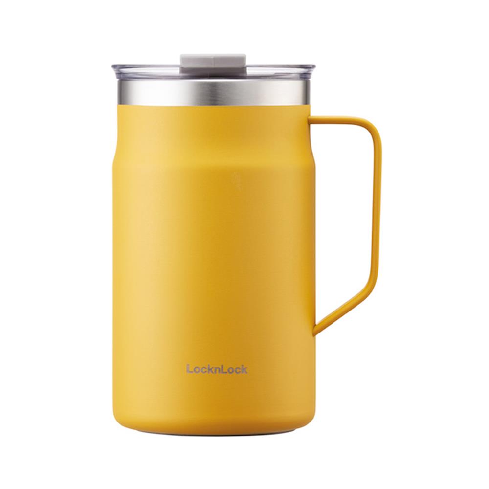 กระติกสุญญากาศ LOCKNLOCK METRO LHC4282 600 มล. สีเหลือง