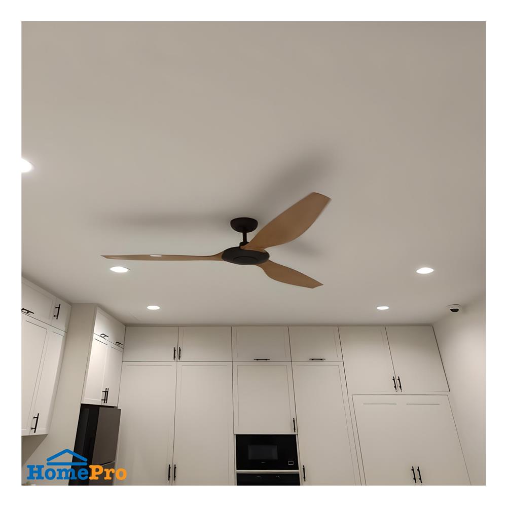 พัดลมไม่มีโคมไฟ MR.KEN 25-01464 60 นิ้ว สีน้ำตาล