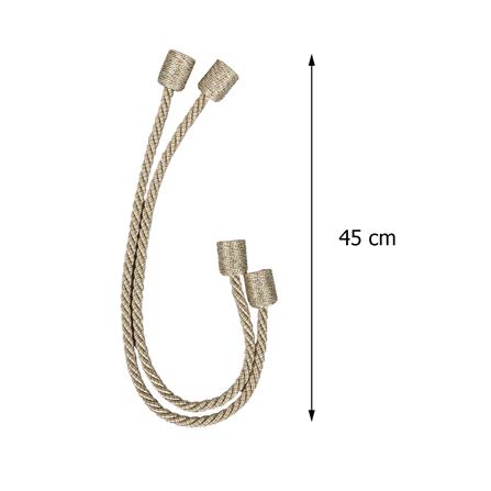 สายรวบม่าน HOME LIVING STYLE JOLINE สีน้ำตาล แพ็ก 2 ชิ้น_3