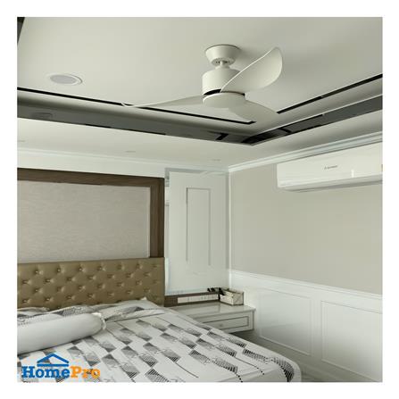 พัดลมไม่มีโคมไฟ MR.KEN 25-01852 36 นิ้ว สีขาว_3