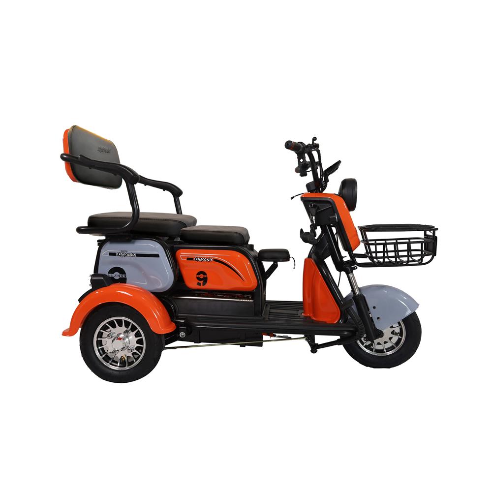 สกู๊ตเตอร์ไฟฟ้า 3 ล้อ SAGASONIC X6 สีส้ม