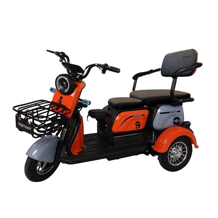 สกู๊ตเตอร์ไฟฟ้า 3 ล้อ SAGASONIC X6 สีส้ม_3