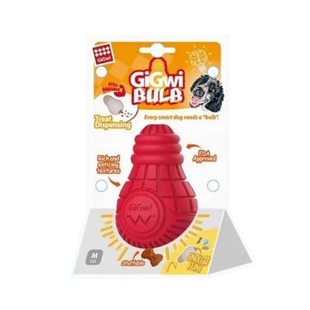 ของเล่นสุนัข GIGWI BULB ไซซ์ M สีแดง_0