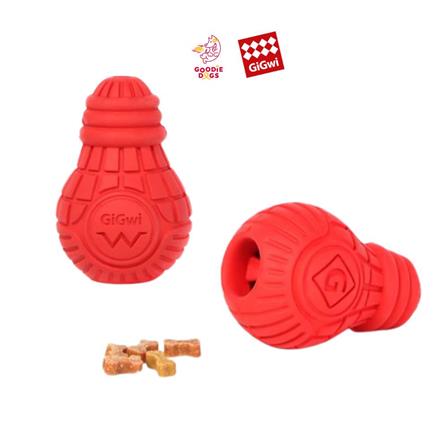 ของเล่นสุนัข GIGWI BULB ไซซ์ M สีแดง_1