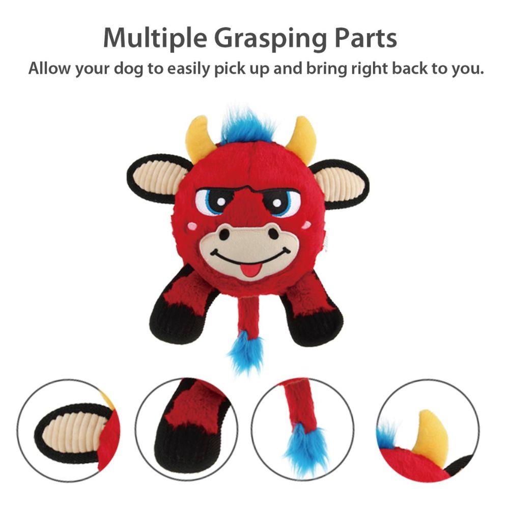 ของเล่นสุนัข GIGWI JUMBALL PLUSH REDBULL