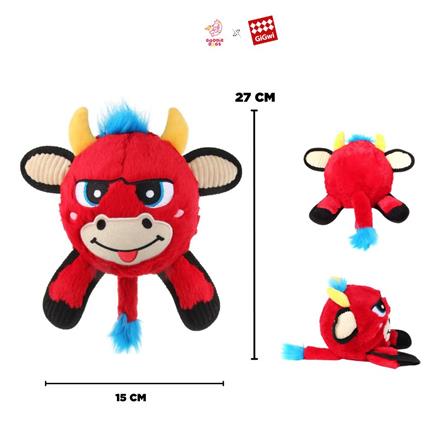ของเล่นสุนัข GIGWI JUMBALL PLUSH REDBULL_3