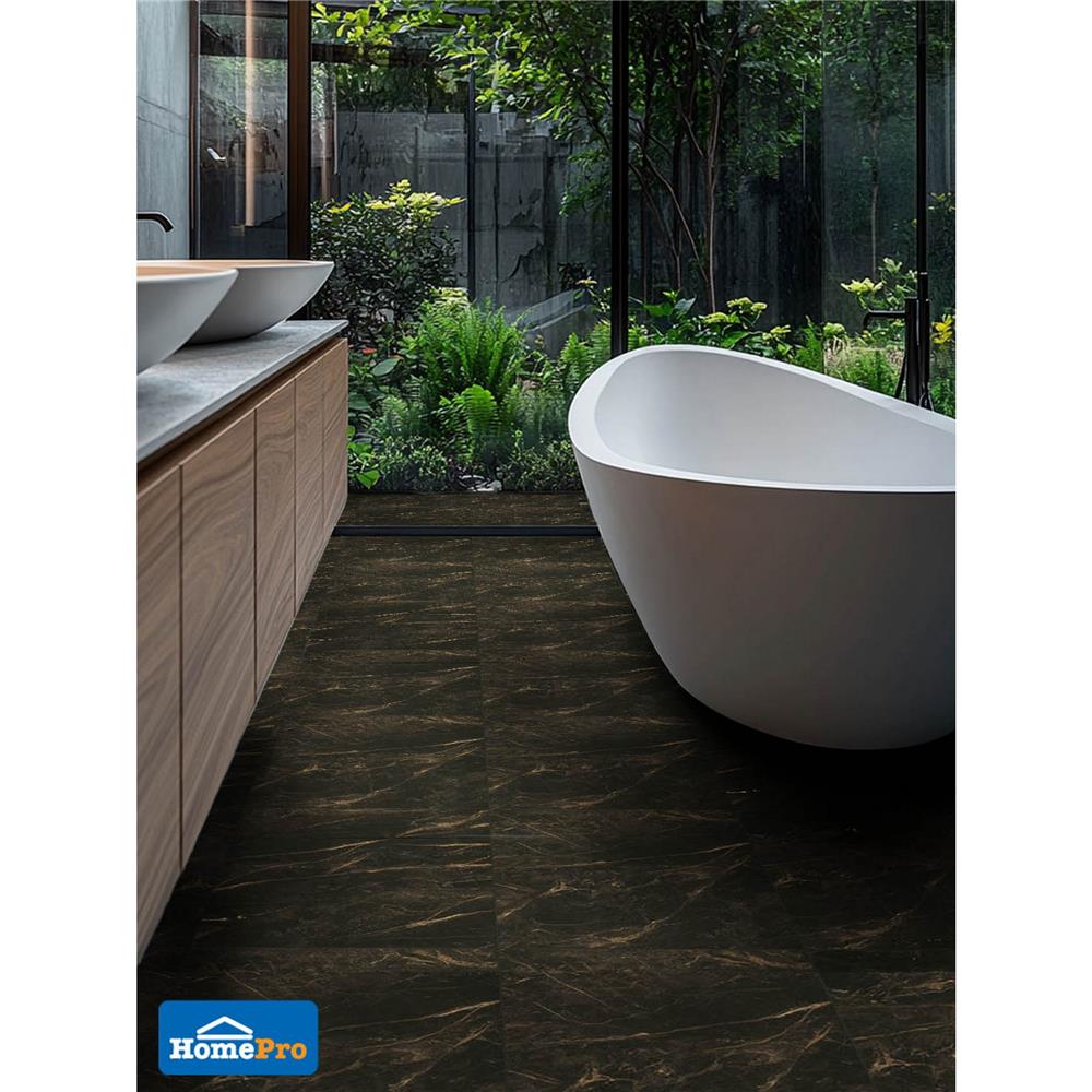 กระเบื้องพื้นพอร์ซเลน  16x16 นิ้ว COTTO ออกัสซี่ น้ำตาล (HYG) PM 0.96 ตร.ม.