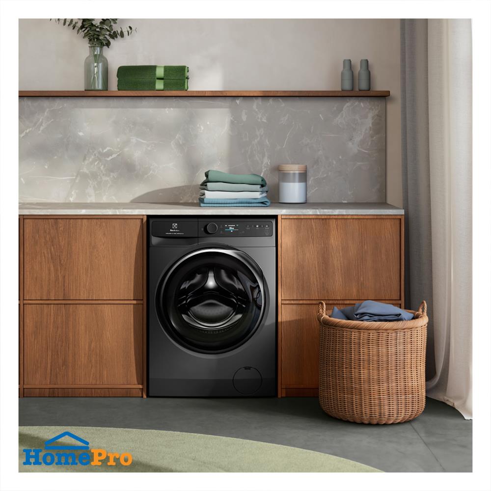 เครื่องซักผ้าฝาหน้าพร้อมขาตั้ง ELECTROLUX EWF1342R9SC 13 กก. 1400RPM อินเวอร์เตอร์ สีเทาเข้ม