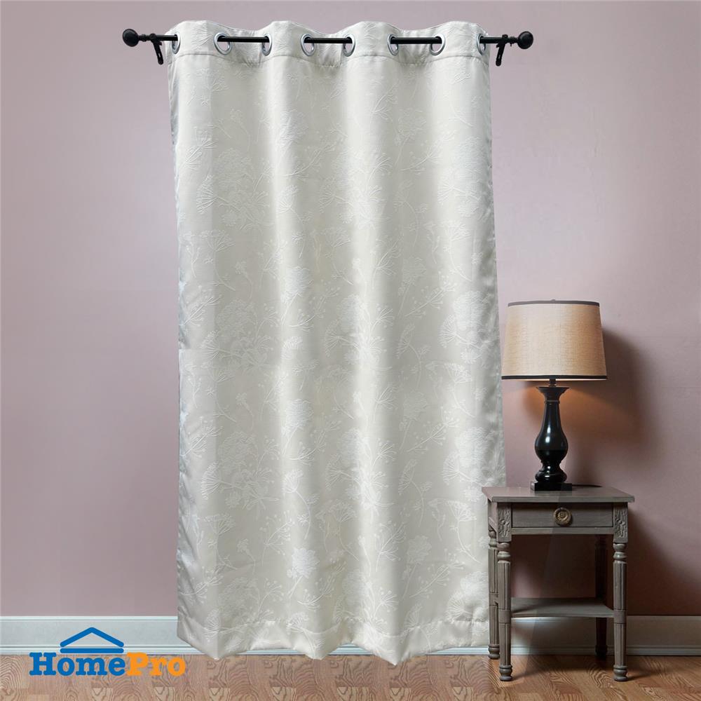 ผ้าม่าน EYELET HOME LIVING STYLE BLOOM UV 135X220 ซม. สีครีม