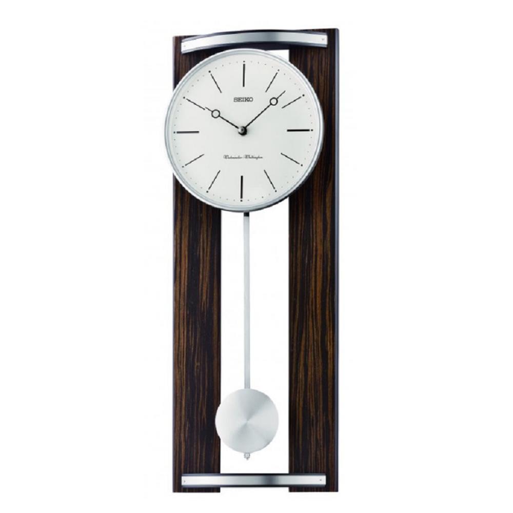 นาฬิกาแขวน SEIKO CLOCKS QXH078B 23.4X9.9 นิ้ว สีน้ำตาล_1