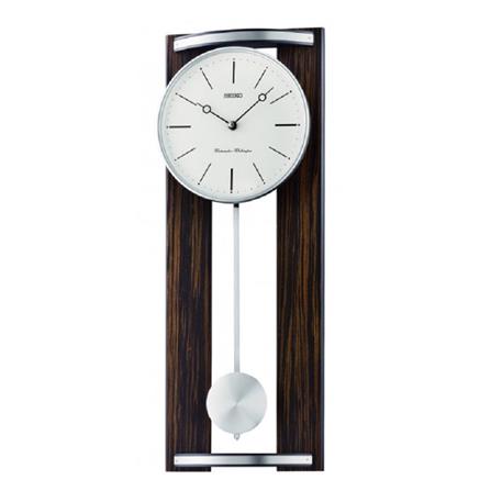 นาฬิกาแขวน SEIKO CLOCKS QXH078B 23.4X9.9 นิ้ว สีน้ำตาล_0