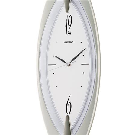 นาฬิกาแขวน SEIKO CLOCKS QXA342D 17.9X7.3 นิ้ว สีเงิน_1