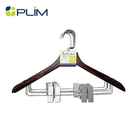 ไม้แขวนเสื้อไม้มีตัวหนีบ PLIM HOTEL MAPLE (แพ็ก 6 ชิ้น)_0