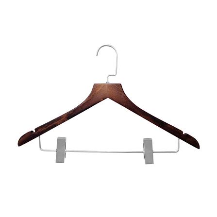 ไม้แขวนเสื้อไม้มีตัวหนีบ PLIM HOTEL MAPLE (แพ็ก 6 ชิ้น)_2