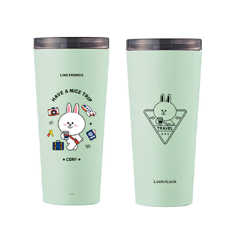 กระติกสุญญากาศ LOCKNLOCK LINE FRIEND LHC4279 540 มล. สีมิ้นท์