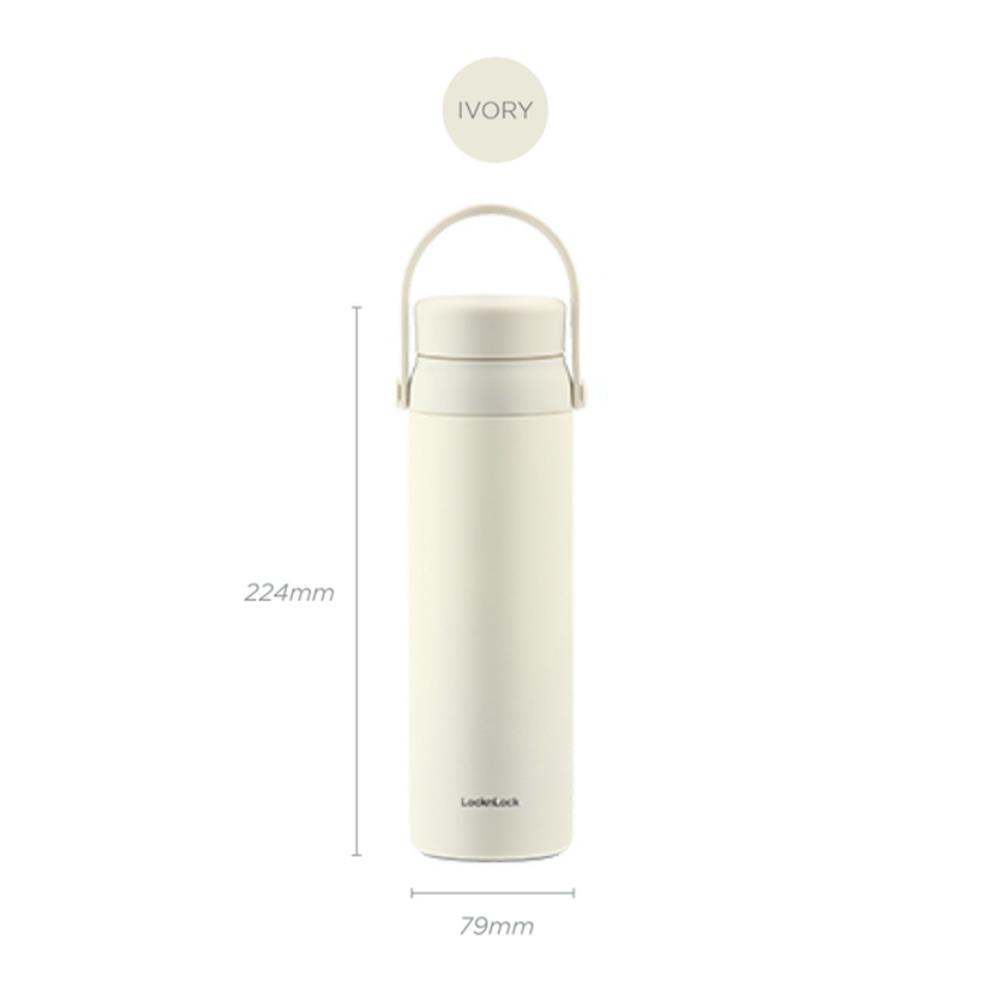 กระติกสุญญากาศ LOCKNLOCK TUMBLER 450 มล. สีครีม