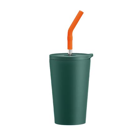 กระติกสุญญากาศ LOCKNLOCK STRAW VACUUM COLDCUP LHC4301 400 มล. สีเขียว_1