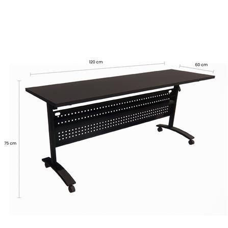 โต๊ะทำงาน OFFICEINTREND ZENITH 120 ซม. สีดำ_2