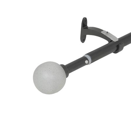 รางเหล็ก ยืดหด HOME LIVING STYLE PLUTO 110-210 ซม. สีดำ_1