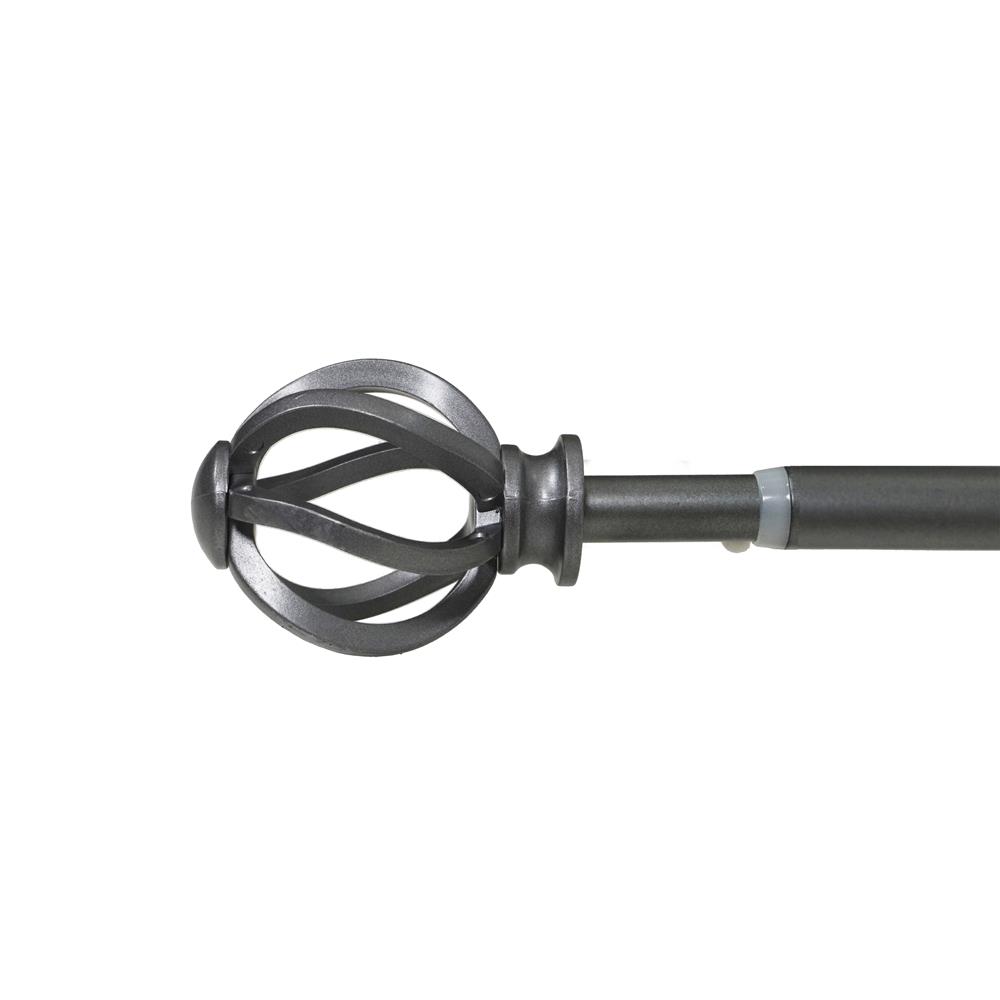 รางเหล็ก ยืดหด HOME LIVING STYLE CORDON 110-210 ซม. สีเทา